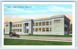 TEXARKANA, Texas TX ~ JUNIOR COLLEGE ca 1920s  Postcard