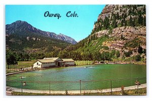 Municipal Swimming Pool Ouray Colorado Postcard