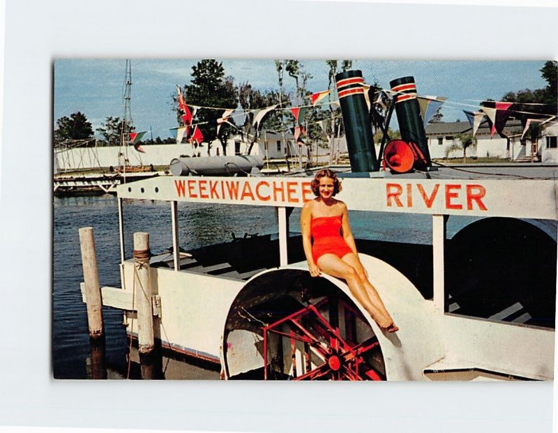 Postcard Southland's famous side-wheeler river boats, Southland
