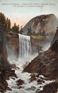 Beautiful CA - Vernal Falls Yosemite Valley CA