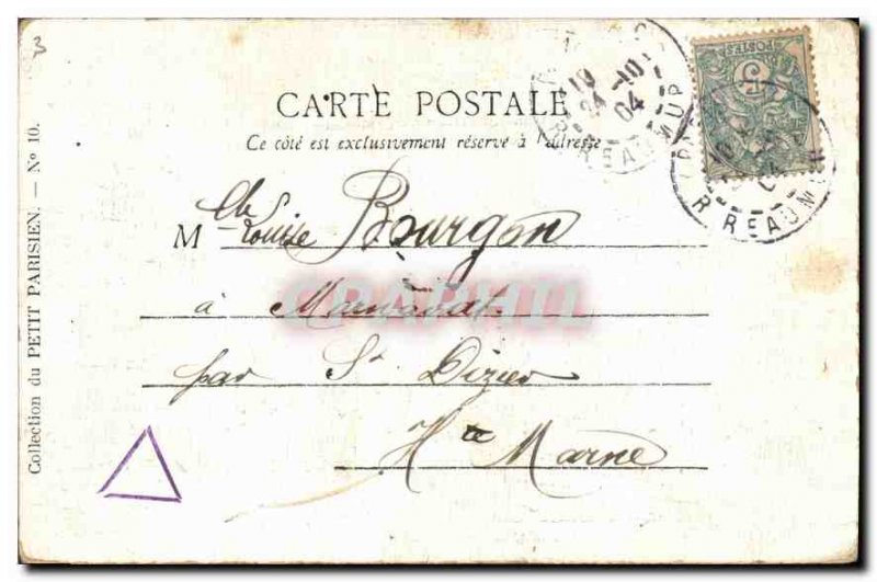 Postcard Old Paris Hotel de Ville