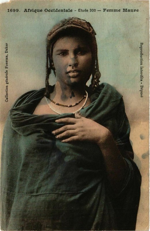 CPA AK Fortier 1699 Afrique Occidentale- Femme Maure SENEGAL (812107)