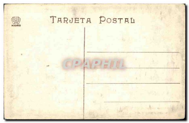 Old Postcard Alcazar Sevilla Jardines