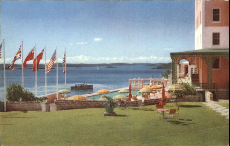 Princess Hotel Bermuda Harbor & Swimming Pool Postcard