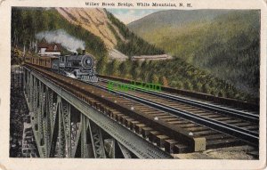 Postcard Willey Brook Bridge White Mountains NH