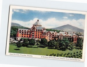 Postcard Hotel Roanoke Virginia USA