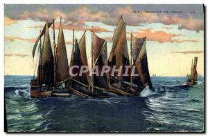 Postcard Old Boat Fishing Boat