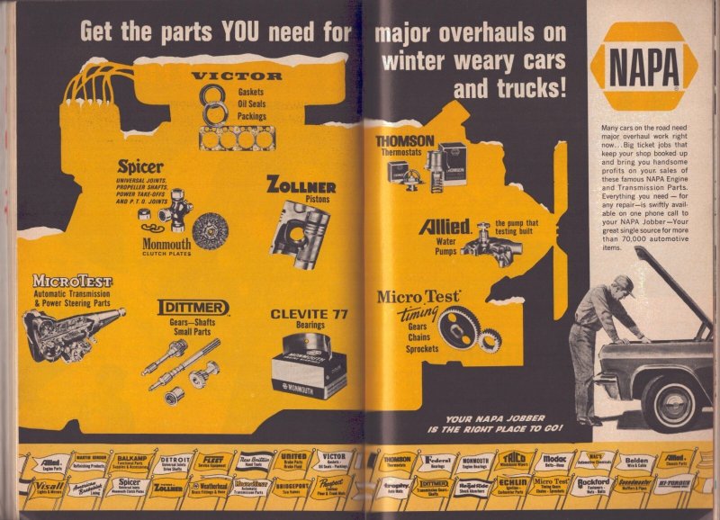 1966  Motor Service Booklet   8 x 6