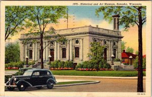 Postcard MUSEUM SCENE Kenosha Wisconsin WI AK4800