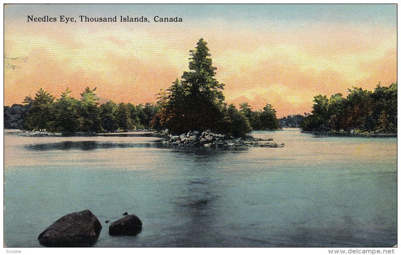 Needle's Eye , Thousand Islands , Ontario , Canada , PU-1914