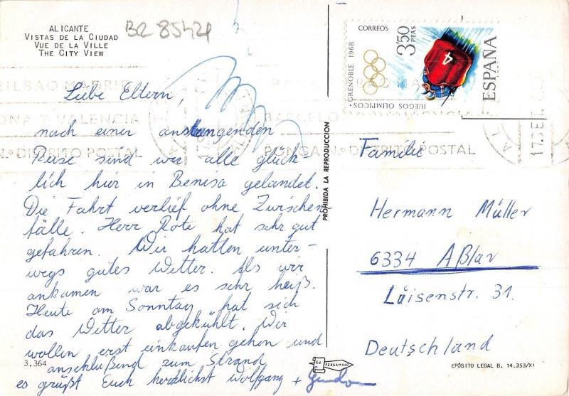 BR85421 alicante the city view spain