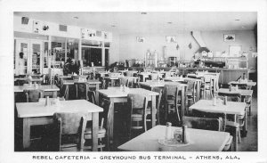 Athens Alabama Rebel Cafeteria, Interior, & Greyhound Bus Terminal, PCU11414