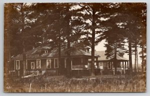 Cottages In The Village Mr Goodmans House In Forest Real Photo Postcard T27