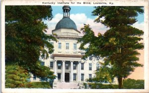 1920s Kentucky Insitute for the Blind Louisville Kentucky Postcard