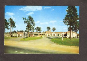 NC McInnis Motel Fayetteville North Carolina Postcard