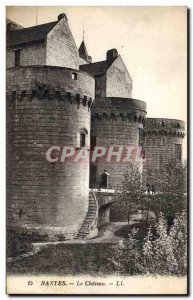 Old Postcard Chateau Nantes