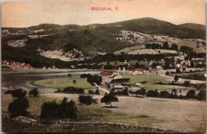 View Overlooking Whitingham VT Vintage Postcard V59