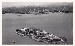 Alcatraz Island San Francisco Bay City Of San Francisco In Distance San Franc...