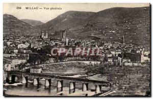 Old Postcard Millau General view