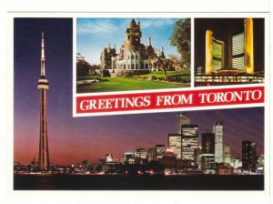 Toronto, Ontario, Chrome Multiview Postcard #2, 3 Views