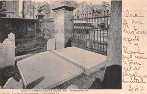 Grave of Benjamin Franklin and his wife Philadelphia, Pennsylvania PA  