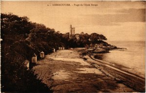 CPA ILE-de-NOIRMOUTIER - Plage de l'Anse Rouge (637121)