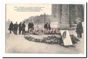 Paris (8th) Old Postcard Tomb of the Unknown Soldier and the perpetual flame ...