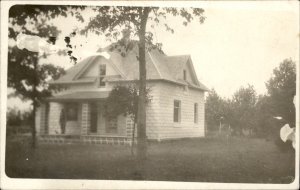 Greene Iowa Cancel Papa's House c1912 Real Photo Vintage Postcard