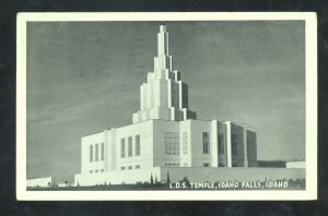 IDAHO FALLS IDAHO LATTER DAY SAINTS CHURCH TEMPLE VINTAGE PSOTCARD