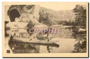 Old Postcard Gorges du Tarn Cave of the Mummy