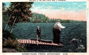 Spooner, Wisconsin - Believe it or not, this was a surprise - c1920