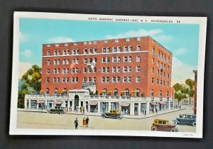 Mint Vintage Saranac Lake New York Hotel Saranac Adirondacks 1920s Postcard