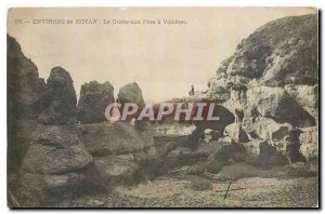 Old Postcard surroundings Royan La Grotte aux Fees in Vallieres