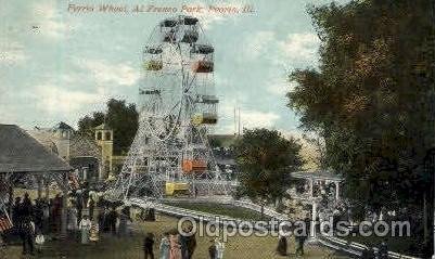 Al Fresco Park, Peoria, Illinois, IL, USA Amusment Park, Fairgrounds, 1910 li...