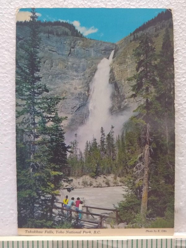 Postcard Takakkaw Falls, Yoho National Park, Canada 