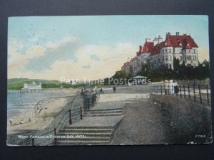 North Wales COLWYN BAY HOTEL West Parade c1908 Postcard By E.T.E.D.