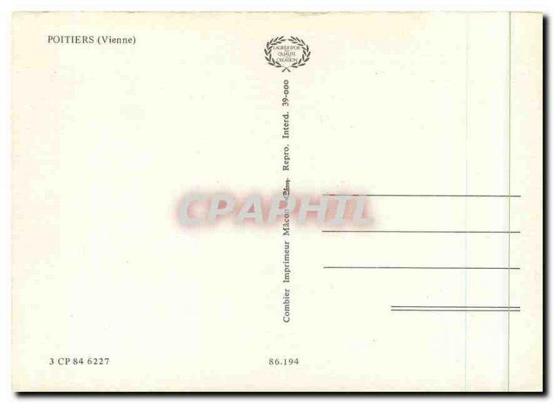 Modern Postcard Poitiers (Vienne)