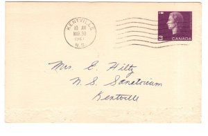 Postal Stationery Elizabeth II 3 C, Olympic Chapter, IODE, Nova Scotia Used 1967