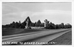 F50/ Grand Canyon National Park Arizona RPPC Postcard c40s Sign 1