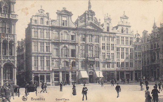 Belgium Brussels Grand Place 1913