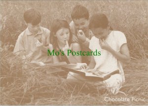 Food & Drink Postcard - Children and a Chocolate Picnic, ChocExpress  RR13706