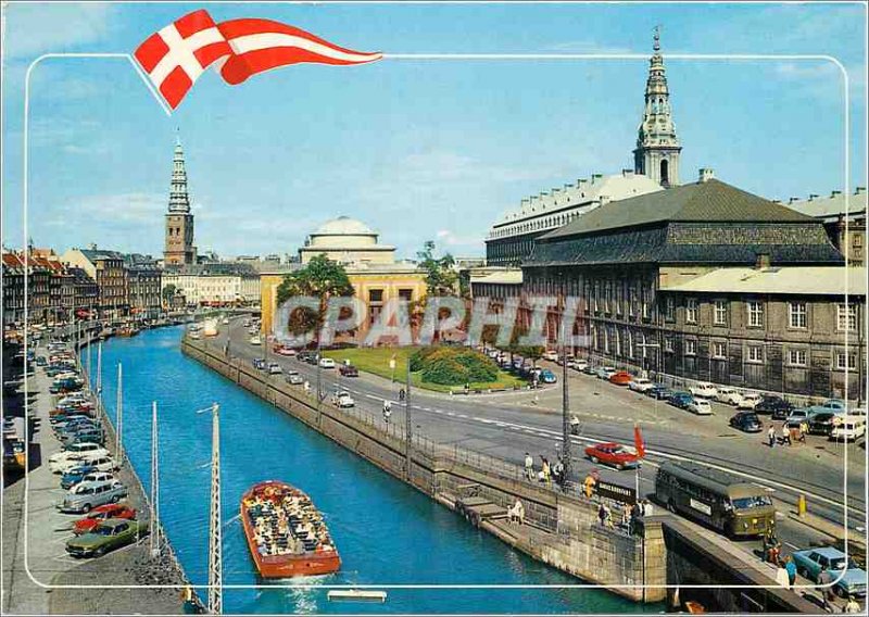 Postcard Modern Copenhagen Frederiksholms Kanal