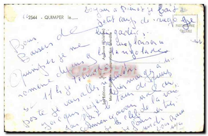 Modern Postcard Quimper