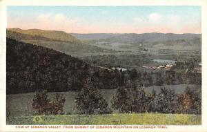 West Pittsfield Massachusetts Lebanon Mountain Scenic View Postcard J51079 