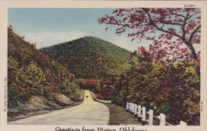 Oklahoma Greetings From Hinton Curteich