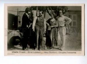 243512 CHAPLIN PICKFORD FAIRBANKS LUBITSCH MOVIE Film Vintage