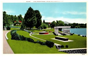 North  Carolina  Lake Junaluska The colonades