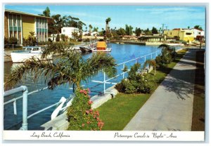 1983 Picturesque Canals In Naples Area Long Beach California CA Posted Postcard 