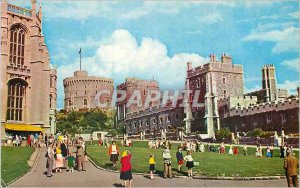 Modern Postcard the Quadrangle Windsor Castle