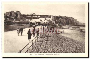 Old Postcard Dieppe Boulevard Maritime